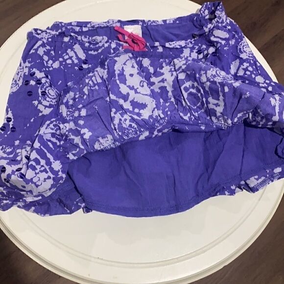 Girls purple, embellished skirt. Girls L. - Picture 3 of 4